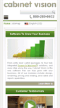 Mobile Screenshot of cabinetvision.com